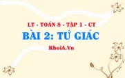 Tức giác, Tứ giác lồi là gì, Tổng 4 góc của tứ giác bằng bao nhiêu độ? Toán 8 bài 2 ct1c3b2
